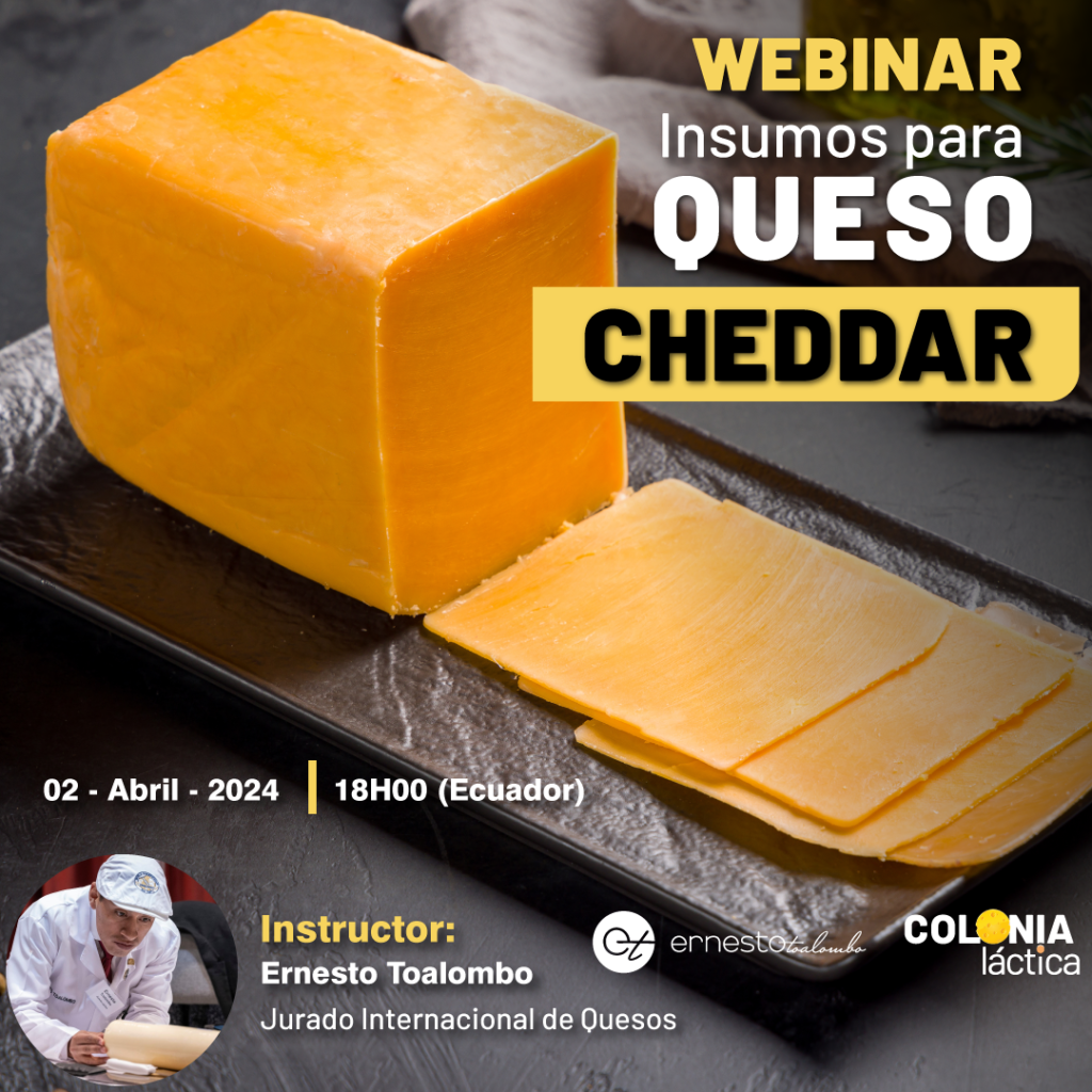 Webinar Cheddar Ernesto Toalombo Colonia Láctica
